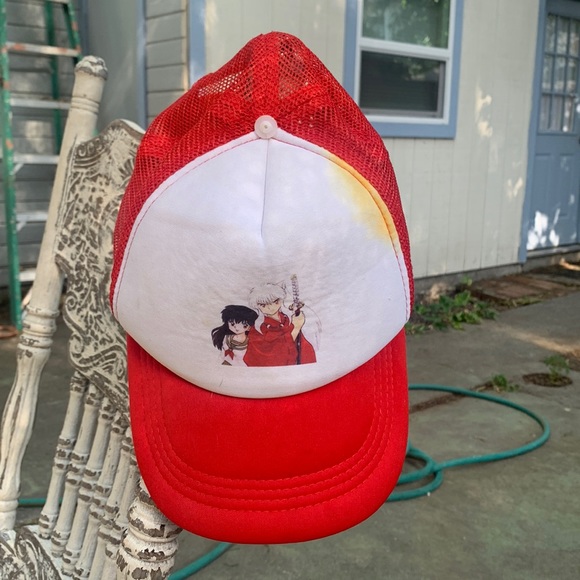 Red InuYasha SnapBack hat - Picture 1 of 2